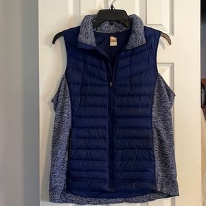 Lucy Blue puffer vest Size Large